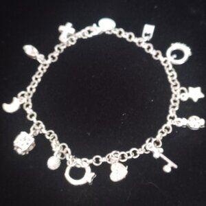 Sterling Silver Charm Bracelet